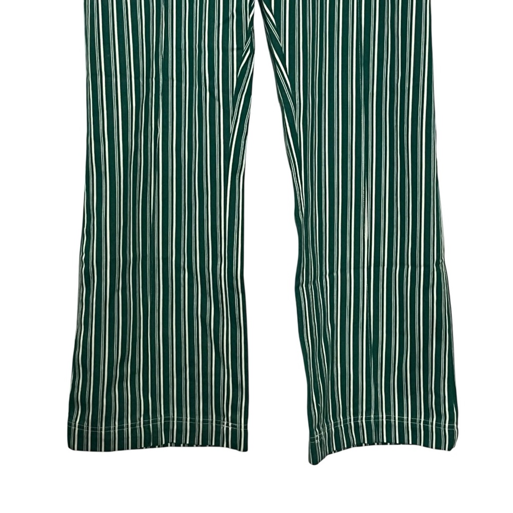 Big Bud Press Western Pants Women’s Size Medium Green Striped Cotton Trousers - Picture 4 of 13